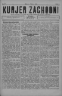 Kurjer Zachodni: pismo narodowe, bezpartyjne dla rodzin polskich na kresach zachodnich 1926.07.17 R.2 Nr57