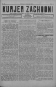 Kurjer Zachodni: pismo narodowe, bezpartyjne dla rodzin polskich na kresach zachodnich 1926.08.18 R.2 Nr66