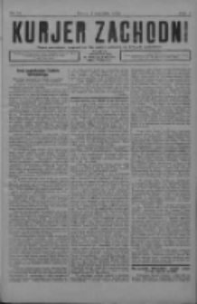 Kurjer Zachodni: pismo narodowe, bezpartyjne dla rodzin polskich na kresach zachodnich 1926.09.04 R.2 Nr71