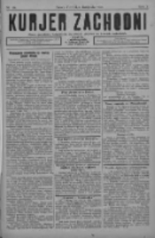 Kurjer Zachodni: pismo narodowe, bezpartyjne dla rodzin polskich na kresach zachodnich 1926.11.06 R.2 Nr89