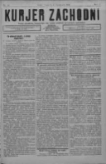 Kurjer Zachodni: pismo narodowe, bezpartyjne dla rodzin polskich na kresach zachodnich 1926.11.10 R.2 Nr90