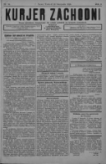 Kurjer Zachodni: pismo narodowe, bezpartyjne dla rodzin polskich na kresach zachodnich 1926.11.13 R.2 Nr91