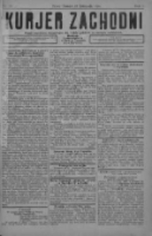 Kurjer Zachodni: pismo narodowe, bezpartyjne dla rodzin polskich na kresach zachodnich 1926.11.27 R.2 Nr95