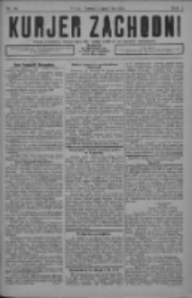 Kurjer Zachodni: pismo narodowe, bezpartyjne dla rodzin polskich na kresach zachodnich 1926.12.01 R.2 Nr96