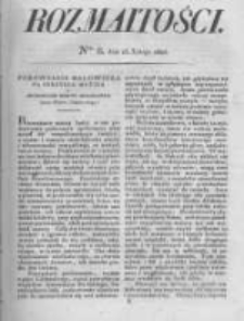 Rozmaitości. Pismo Dodatkowe do Gazety Lwowskiej. 1825 R.5 nr8