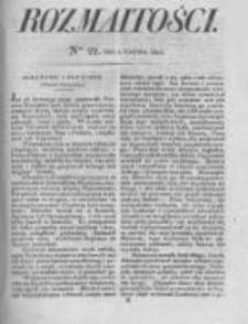 Rozmaitości. Pismo Dodatkowe do Gazety Lwowskiej. 1825 R.5 nr22