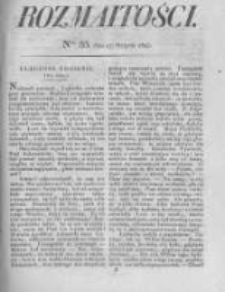 Rozmaitości. Pismo Dodatkowe do Gazety Lwowskiej. 1825 R.5 nr33