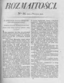 Rozmaitości. Pismo Dodatkowe do Gazety Lwowskiej. 1825 R.5 nr35