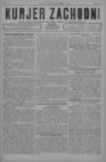 Kurjer Zachodni: pismo narodowe, bezpartyjne dla rodzin polskich na kresach zachodnich 1926.12.11 R.2 Nr99