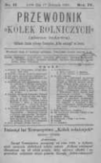 Przewodnik "Kółek rolniczych". Pismo Ludowe. R. IV. 1892. Nr 11