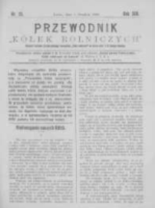Przewodnik "Kółek rolniczych". R. XIII. 1899. Nr 23