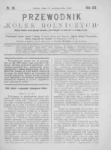Przewodnik "Kółek rolniczych". R. XIV. 1900. Nr 20