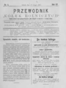 Przewodnik "Kółek rolniczych". R. XV. 1901. Nr 4