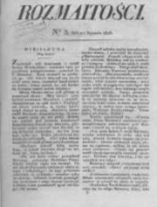 Rozmaitości. Pismo Dodatkowe do Gazety Lwowskiej. 1826 R.5 nr3