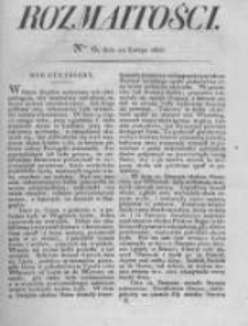 Rozmaitości. Pismo Dodatkowe do Gazety Lwowskiej. 1826 R.5 nr6