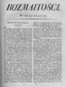 Rozmaitości. Pismo Dodatkowe do Gazety Lwowskiej. 1826 R.5 nr25