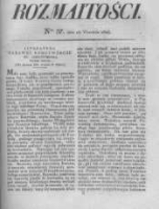Rozmaitości. Pismo Dodatkowe do Gazety Lwowskiej. 1826 R.5 nr37