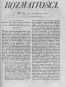 Rozmaitości. Pismo Dodatkowe do Gazety Lwowskiej. 1826 R.5 nr41