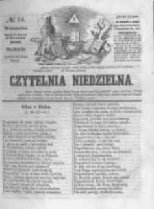 Czytelnia Niedzielna. 1856 R.1 nr14