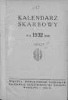 Kalendarz Skarbowy na rok 1932