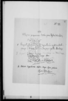 Notatki Tytusa w tym raporty przesłuchań dezerterów rosyjskich i podoficera kozackiego