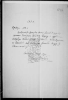 Prośba o wypłacenie żołdu