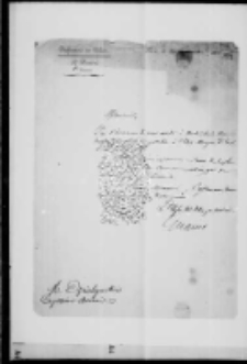 List Tytusa Działyńskiego do Prefecture de Police Paris