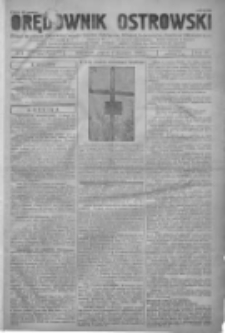Orędownik Ostrowski: pismo na powiat ostrowski i miasto Ostrów, Odolanów, Mikstat, Sulmierzyce, Raszków i Skalmierzyce 1938.01.07 R.87 Nr3