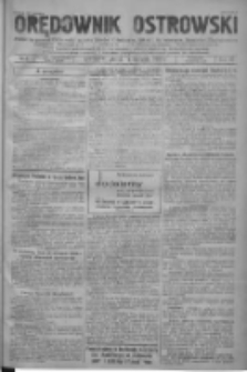Orędownik Ostrowski: pismo na powiat ostrowski i miasto Ostrów, Odolanów, Mikstat, Sulmierzyce, Raszków i Skalmierzyce 1938.01.14 R.87 Nr6