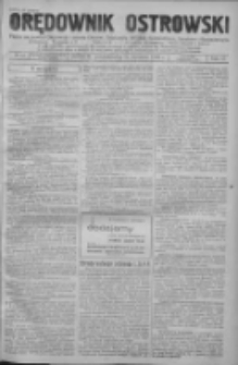Orędownik Ostrowski: pismo na powiat ostrowski i miasto Ostrów, Odolanów, Mikstat, Sulmierzyce, Raszków i Skalmierzyce 1938.01.24 R.87 Nr10