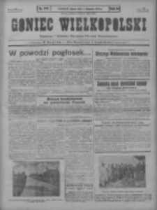 Goniec Wielkopolski: najstarszy i najtańszy niezależny dziennik demokratyczny 1930.08.01 R.54 Nr176