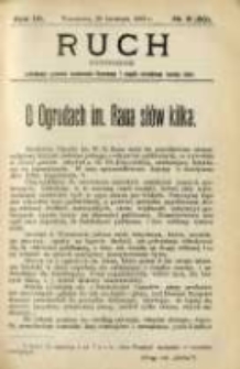 Ruch: dwutygodnik poświęcony sprawom wychowania fizycznego i w ogóle normalnego rozwoju ciała 1908.04.26 R.3 No.8=50