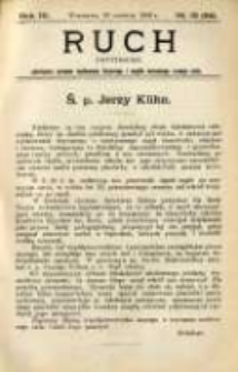 Ruch: dwutygodnik poświęcony sprawom wychowania fizycznego i wogóle normalnego rozwoju ciała 1908.06.26 R.3 No.12=54