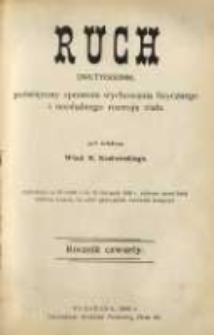 Ruch: dwutygodnik poświęcony sprawom wychowania fizycznego i w ogóle normalnego rozwoju ciała 1909.01.12 R.4 No.1=67