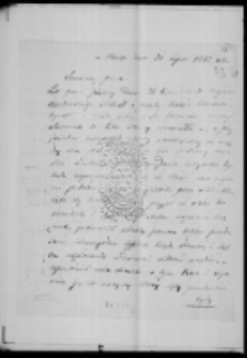 List do Aleksandra Gołyńskiego od Schlilhenberg Felix