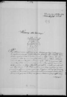 List do Karola Boromeusza Hoffmana od Laskowskiego