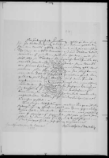 List do Karola Boromeusza Hoffmana od Springsfeld M.