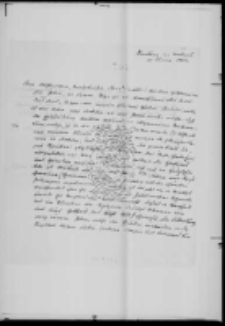 List do Karola Boromeusza Hoffmana od Schneller E.