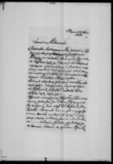 Karol Dominik Przezdziecki do Ignacego Kruszewskiego