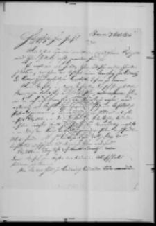 List do Józefa Łubieńskiego od Rösing Johannes