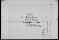 List do Józefa Łubieńskiego od Schellwitz D.