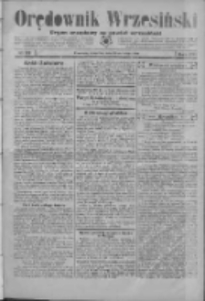 Orędownik Wrzesiński: organ urzędowy na powiat wrzesiński 1934.02.22 R.16 Nr22