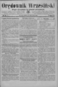Orędownik Wrzesiński: organ urzędowy na powiat wrzesiński 1934.03.20 R.16 Nr33