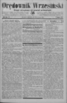 Orędownik Wrzesiński: organ urzędowy na powiat wrzesiński 1934.03.22 R.16 Nr34