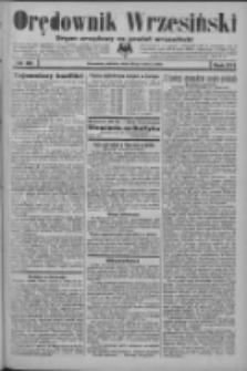 Orędownik Wrzesiński: organ urzędowy na powiat wrzesiński 1934.03.24 R.16 Nr35
