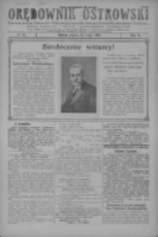 Orędownik Ostrowski: pismo na miasto i powiaty Ostrowski i Odolanowski oraz miast Ostrowa, Odolanowa, Sulmierzyc i Raszkowa 1928.05.25 R.77 Nr42