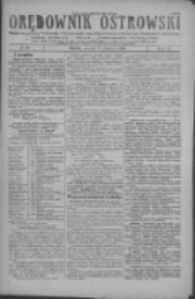 Orędownik Ostrowski: pismo na miasto i powiaty Ostrowski i Odolanowski oraz miast Ostrowa, Odolanowa, Sulmierzyc i Raszkowa 1928.08.07 R.77 Nr63