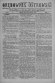 Orędownik Ostrowski: pismo na miasto i powiaty Ostrowski i Odolanowski oraz miast Ostrowa, Odolanowa, Sulmierzyc i Raszkowa 1928.08.24 R.77 Nr68