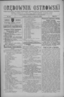 Orędownik Ostrowski: pismo na miasto i powiaty Ostrowski i Odolanowski oraz miast Ostrowa, Odolanowa, Sulmierzyc i Raszkowa 1928.11.09 R.77 Nr90