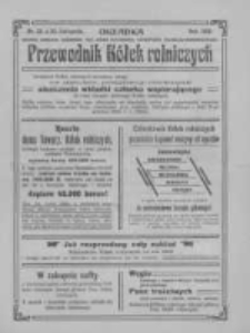 Przewodnik "Kółek rolniczych". R. XXII. 1908. Nr 33
